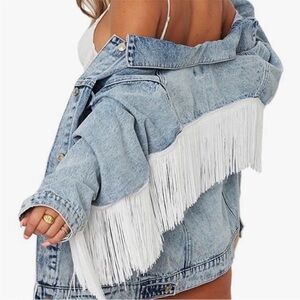 Fringe Denim Jacket